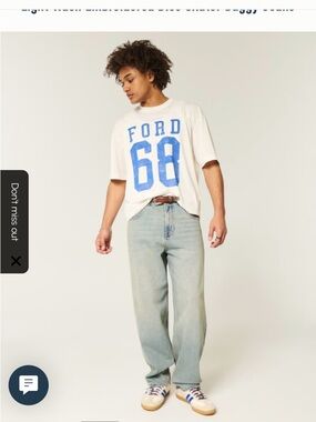 Hollister Light Blue Relaxed Men’s Jeans